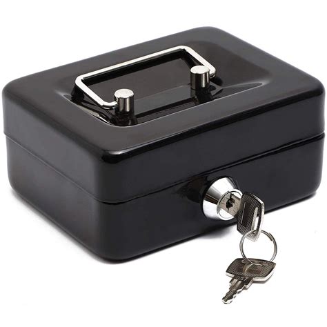 cash box with key metal|metal money box with lock.